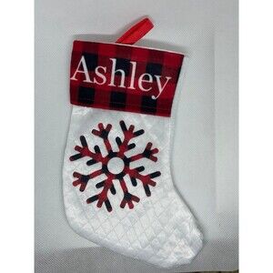Personalized “Ashley” Printed  Christmas Stocking